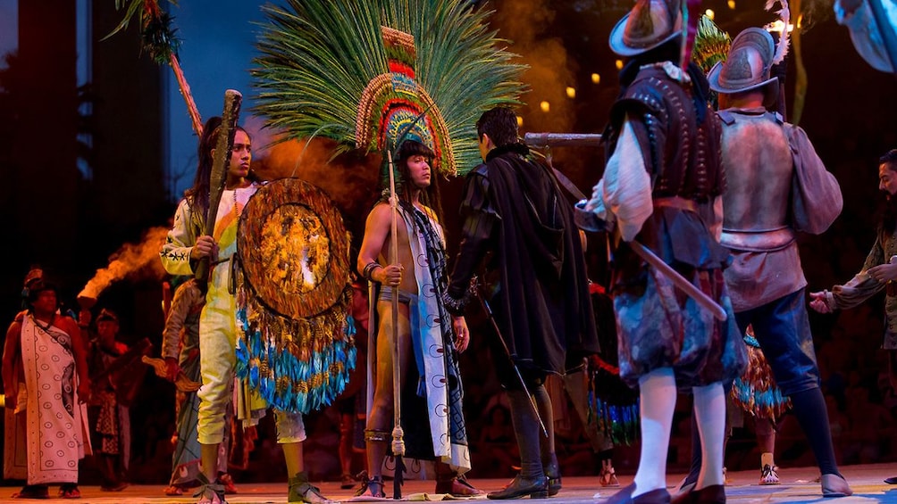Xcaret Mexico Espectacular stage performance in Riviera Maya