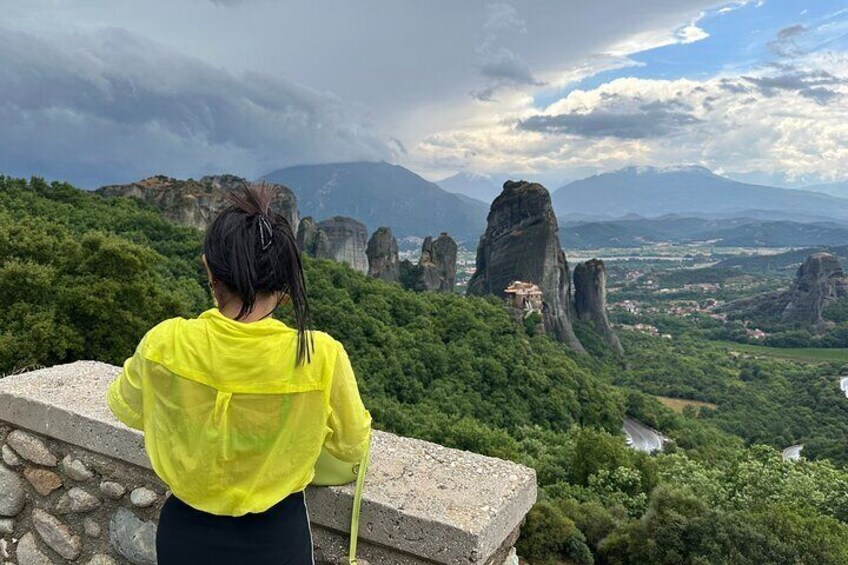 From Athens:Meteora Caves & Monasteries History Day Trip by Train