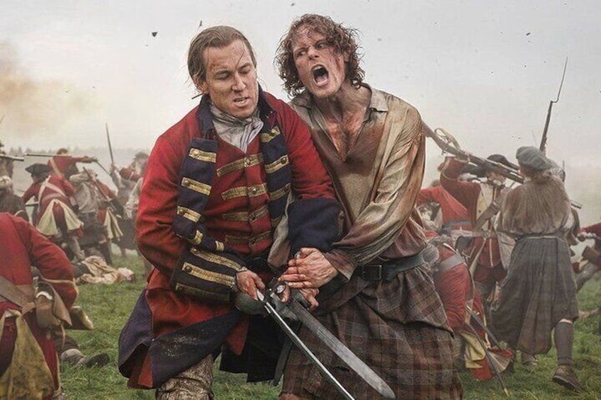 Outlander scene at Culloden Battlefield 