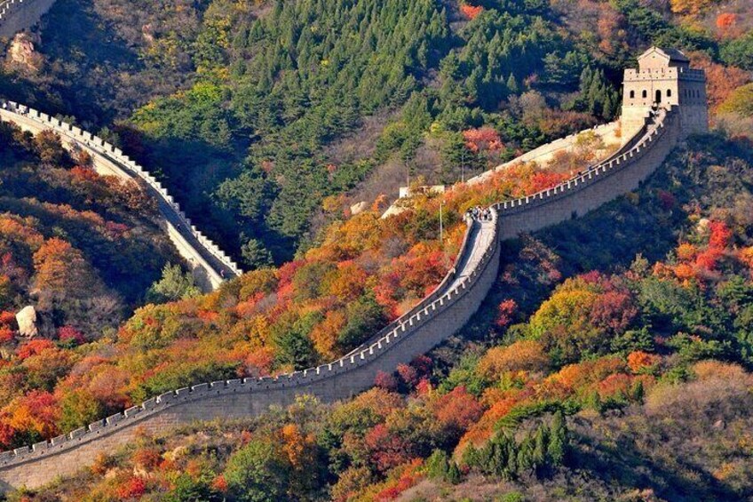 Badaling Great Wall in Autumn