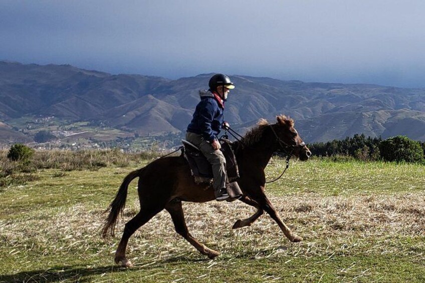 Running on the Andes