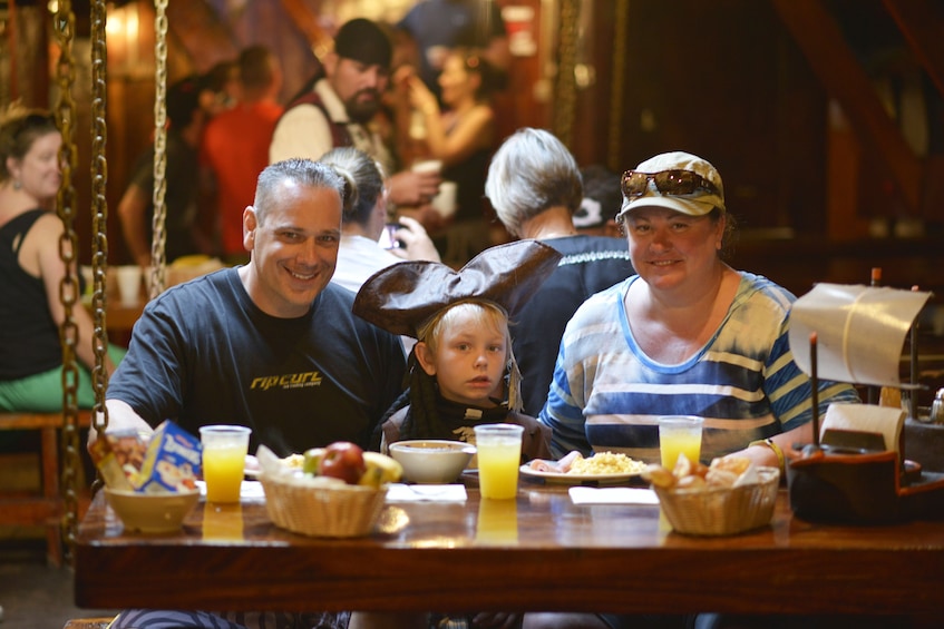 Guests enjoy breakfast at Pirate Tavern in Puerto Vallarta