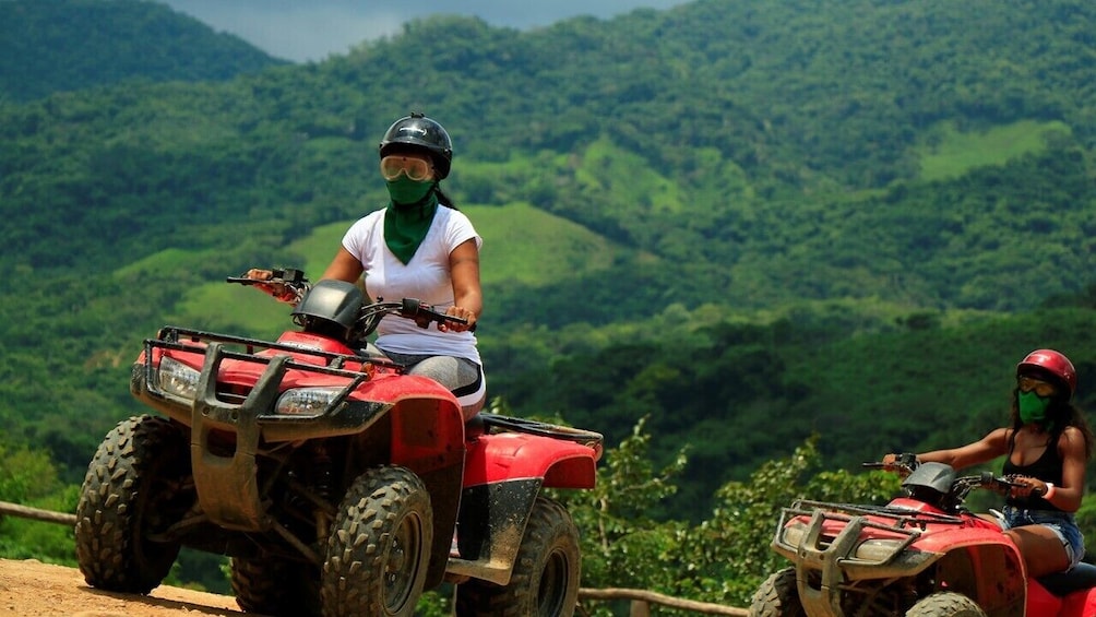 Riding an ATV in Puerto Vallarta