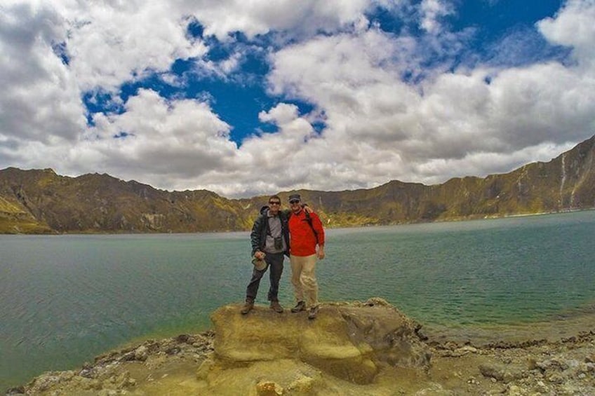 Trekking to Quilotoa