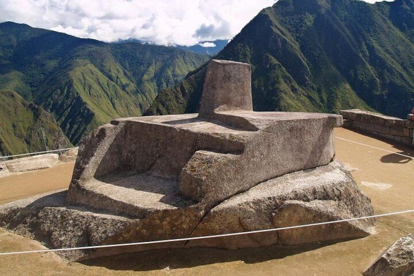 Machupicchu official ticket allows you to see the Inti Huatana