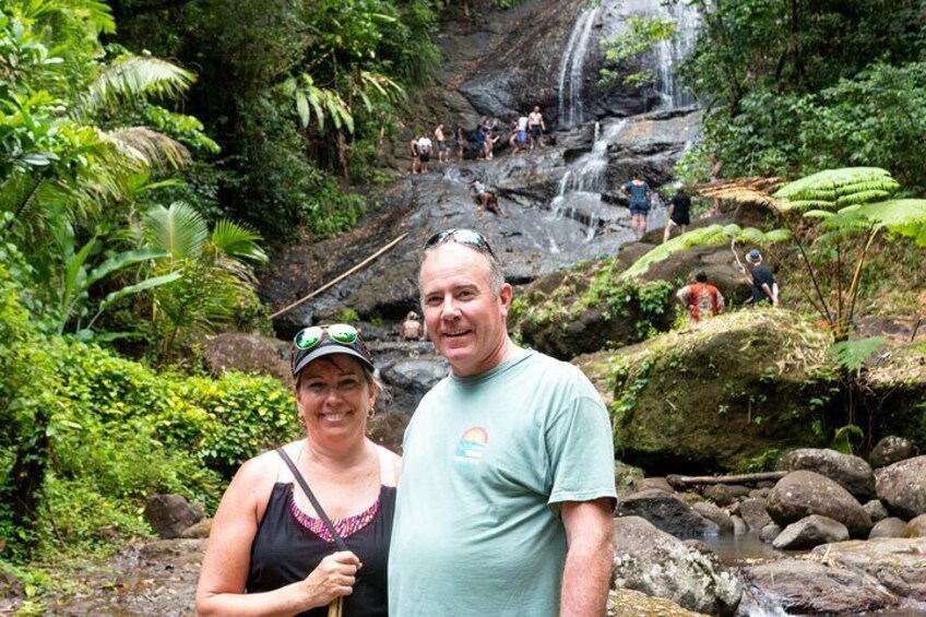 Refreshing cascading waterfall