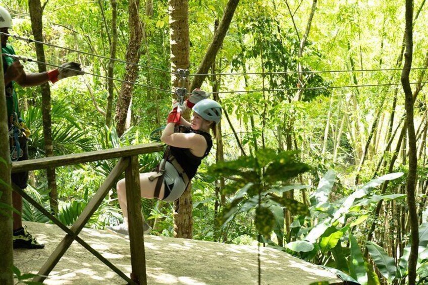 Jeep & Zipline Adventure in St. Lucia