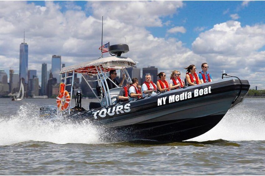 Cruise New York Harbor aboard our fast boats!