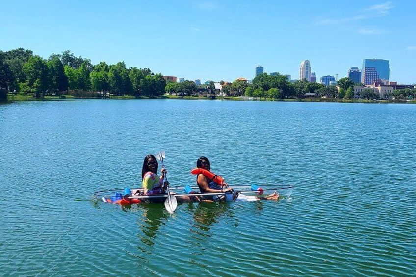 Our lake view of the city of Orlando is magnificent!