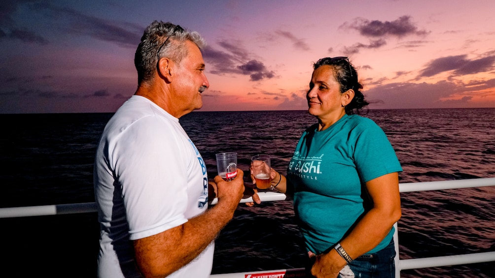 Palm Pleasure Sunset Cruise with Open Bar & Snacks
