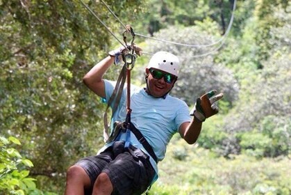 Private Zip line, Hot Springs, Megacombo Tour