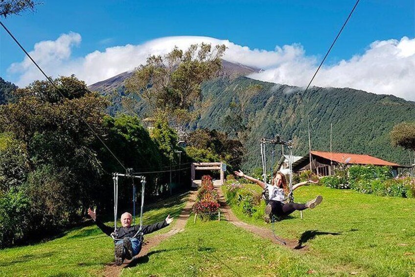 the treehouse in Baños de Agua Santa