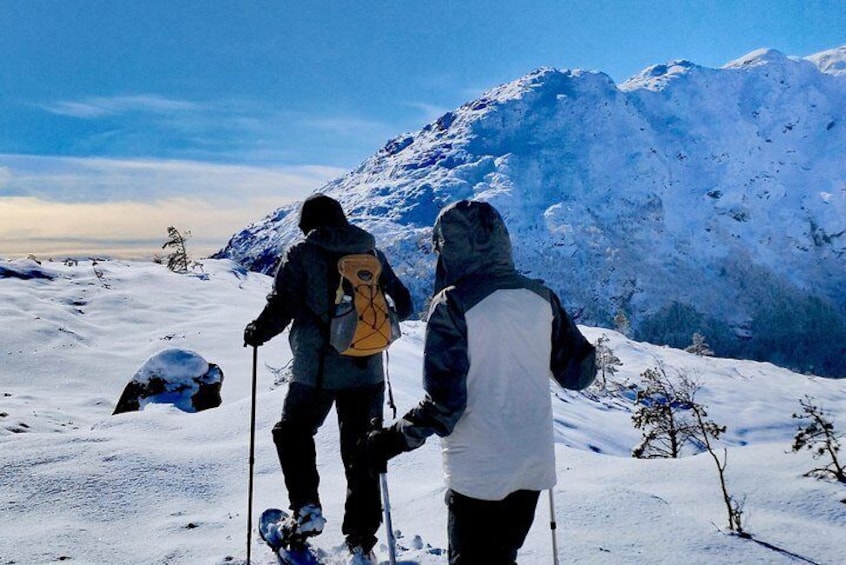 Snowshoe hiking Bergen - Norway Mountain Guides