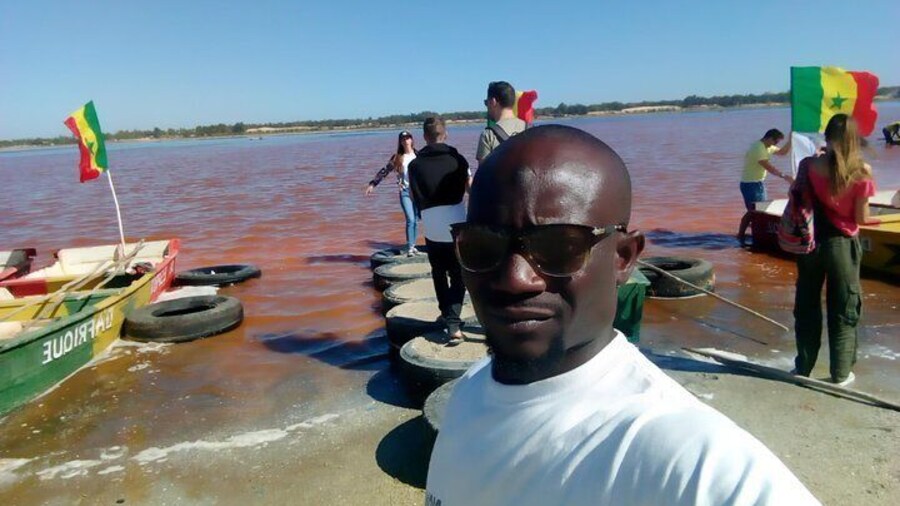Pink lake