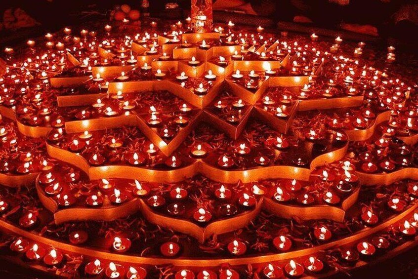 Diwali with Oil Lamp