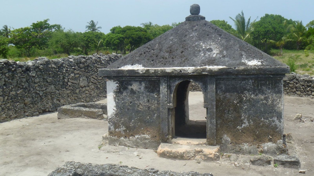 In tact structure at the Bagamoyo ruins in Dar es Salaam