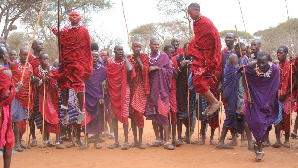 people dancing in africa