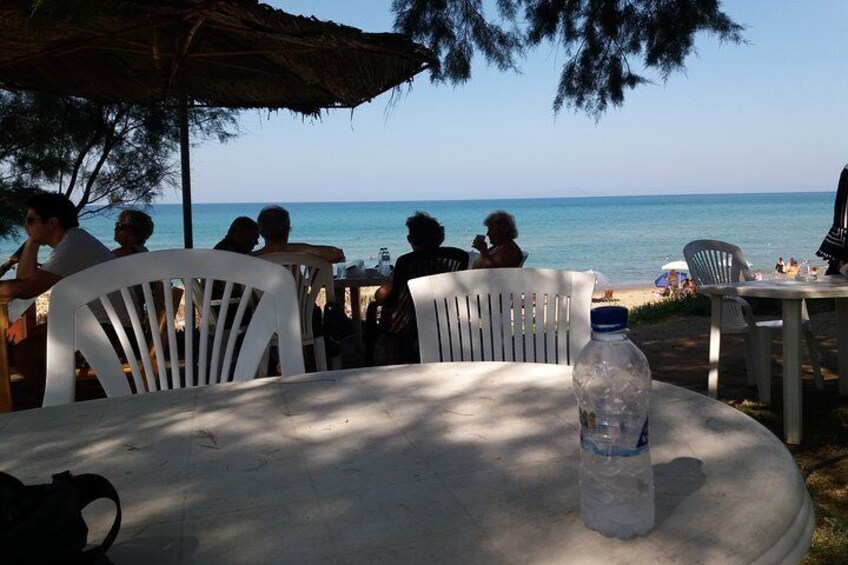 Relax after horses riding at the beach and forest 