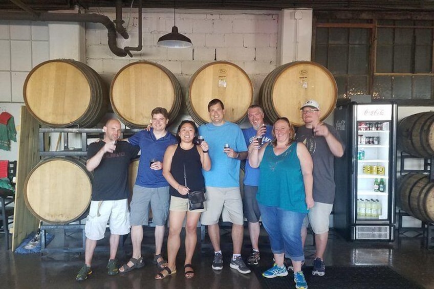 Hit all the hot spots for beer making in the city