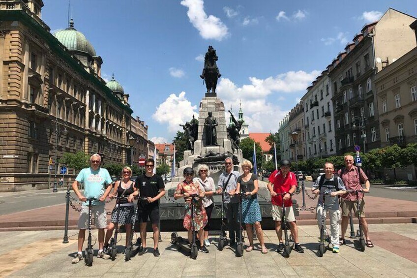 Electric Scooter Tour - Plac Jan Matejki