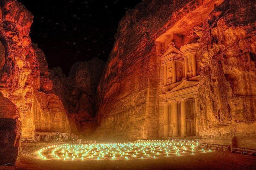 Petra By Night Show . 