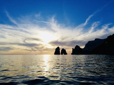 Solnedgång ombord - privat båttur från Capri