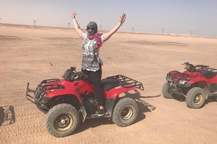 Sunset Quad Bike Safari Tour in Luxor