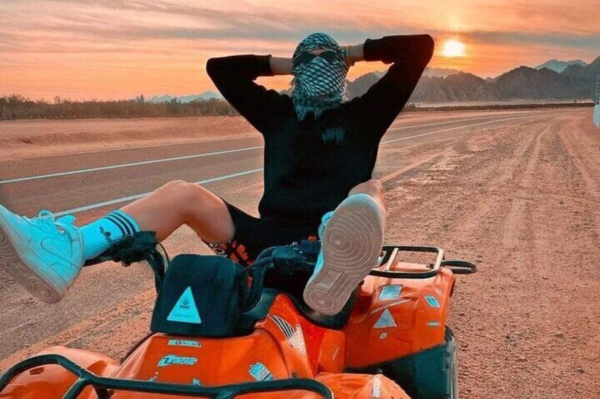 Sunset Quad Bike Safari Tour in Luxor