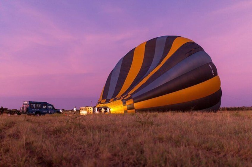 Half-Day Hot Air Balloon Safari and Breakfast in Serengeti