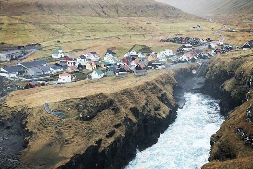 Show item 1 of 5. Waterfall Tour in Faroe Islands