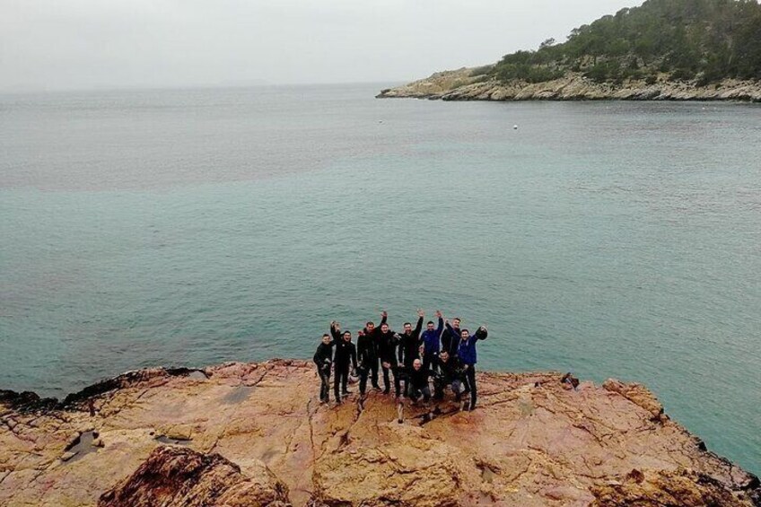 Vespa Tour Cala Salada. Ibiza.