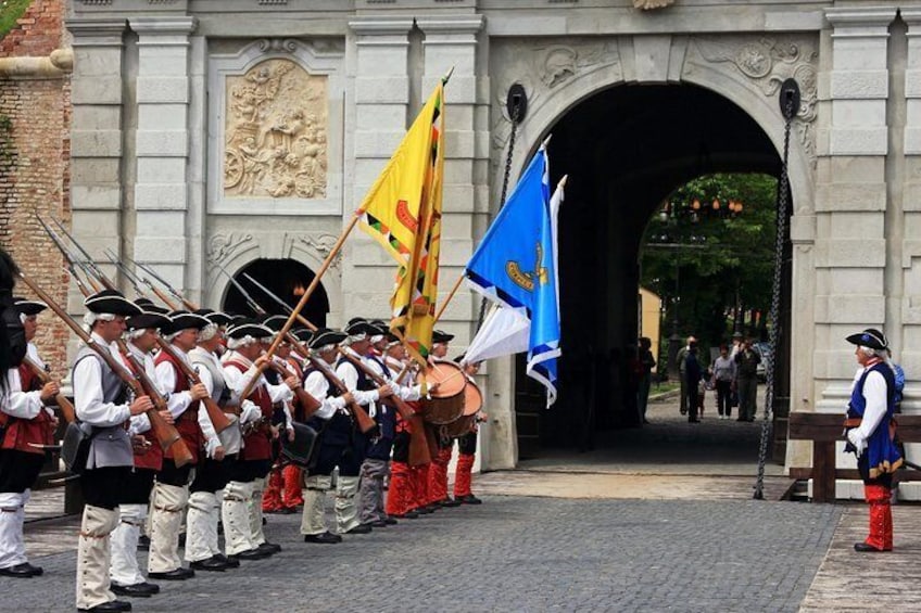 Alba Carolina Guard Change Ceremony