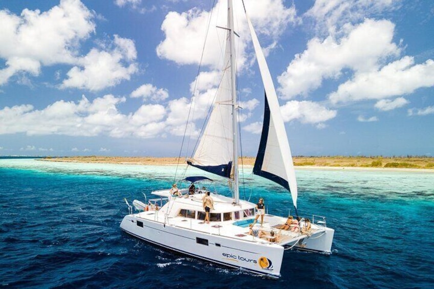 44ft catamaran, the Fly Away