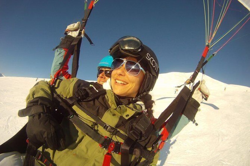 Show item 4 of 17. Paragliding winter