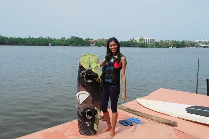 Wake Boarding in Bentota