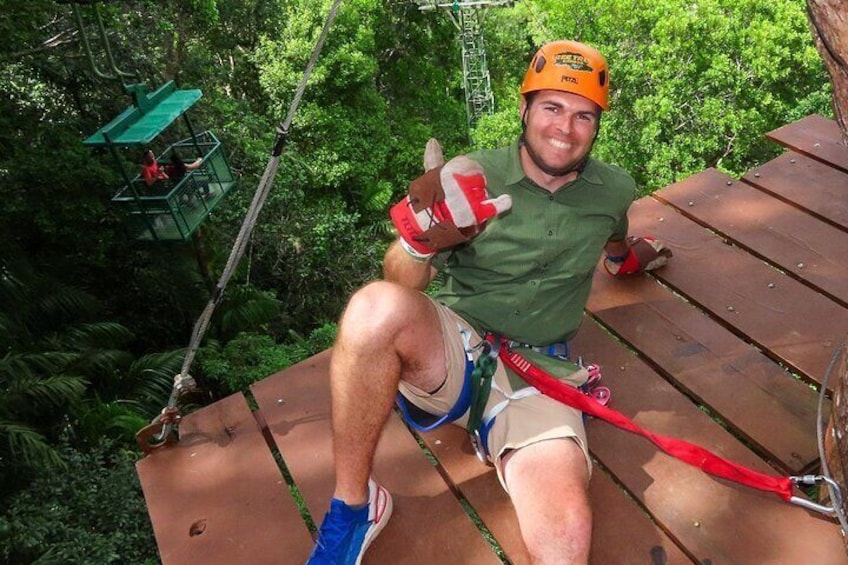 Zipline Adventure In The Rainforest