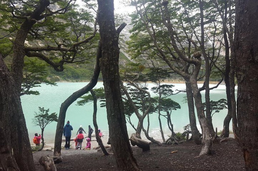 A break by the Esmeralda Lagoon