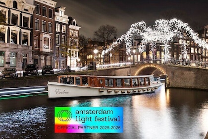 Amsterdam Light Festival: Heated Cruise with Hot Drinks & Bite