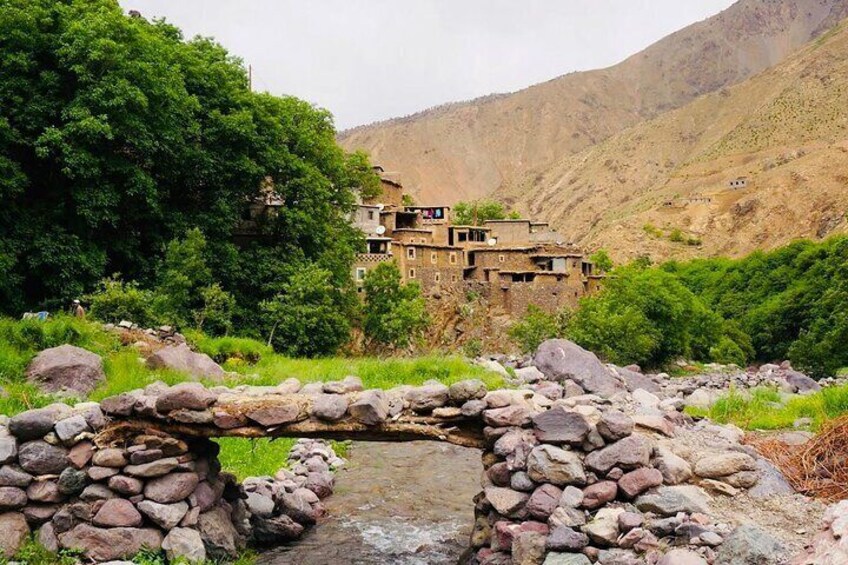 Atlas mountains & three valleys, waterfalls, full day guided tour from Marrakech