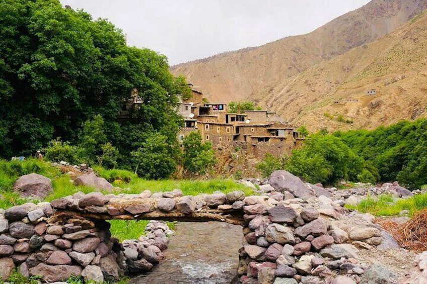 Atlas mountains & three valleys, waterfalls, full day guided tour from Marrakech