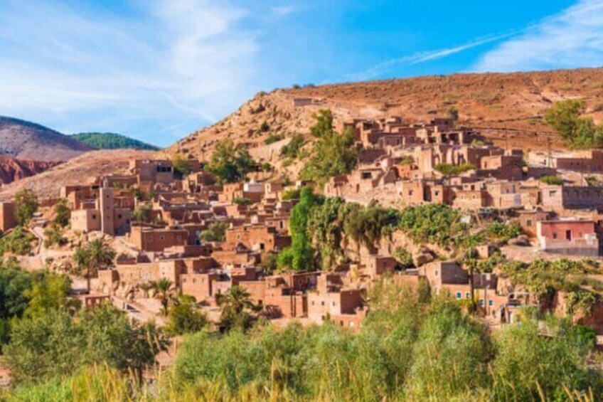 Atlas mountain & the three valleys waterfall full day guided tour from Marrakech