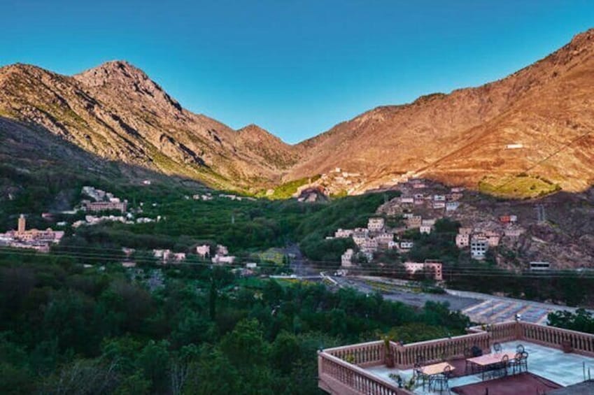 Atlas mountains & three valleys, waterfalls, full day guided tour from Marrakech