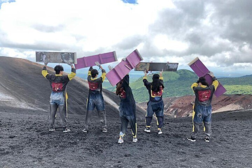 Cerro Negro and Volcano Sand Boarding from León