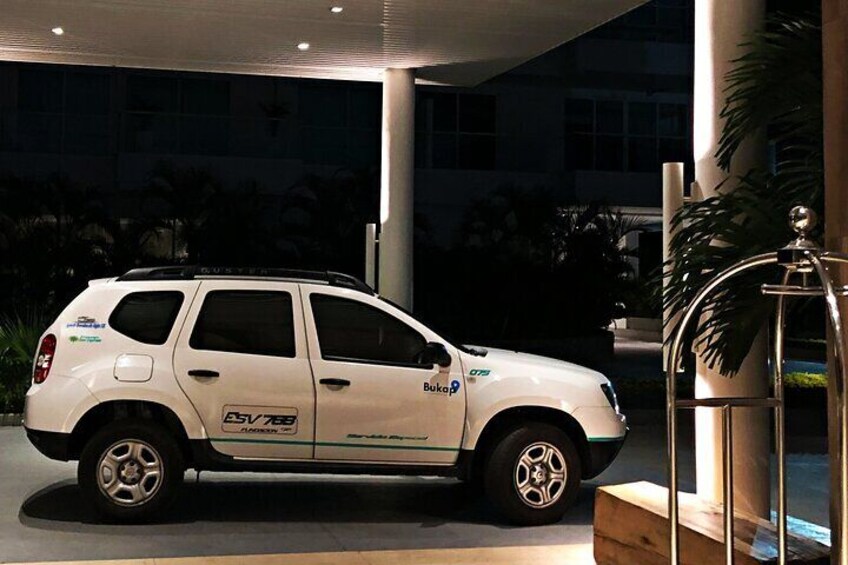 Private transportation service from Barranquilla to Los Naranjos