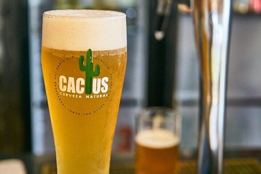 Lager beer at Cactus Brewery