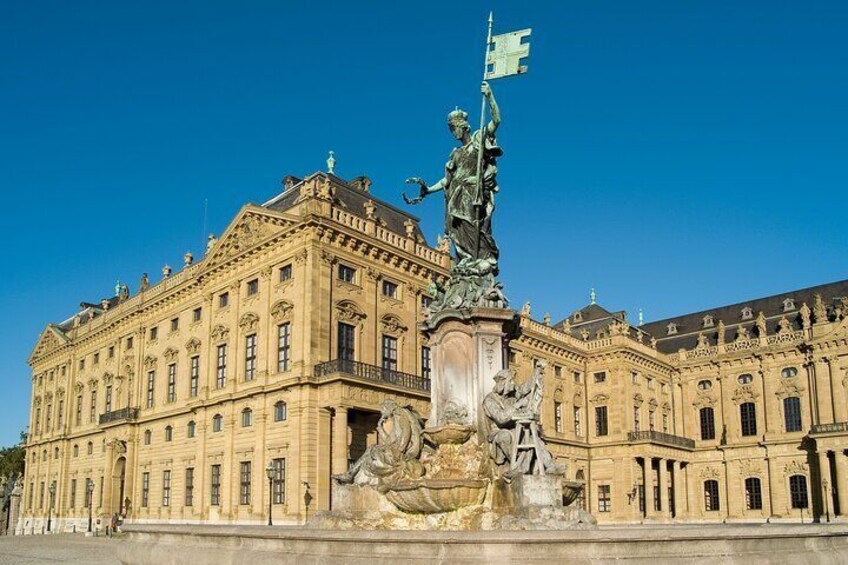 Würzburg Residenz, Ausgangspunkt der Romantischen Straße