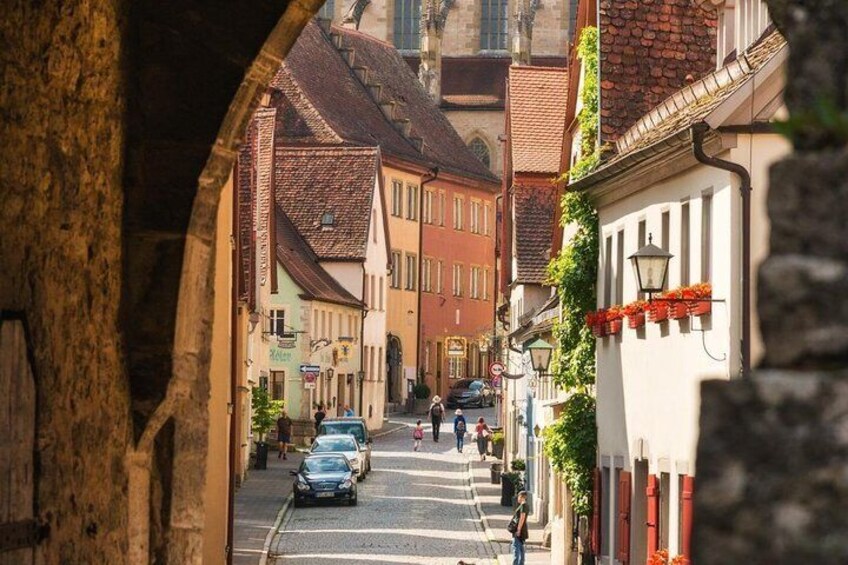 Romantic Road Ticket from Rothenburg/Tauber to Frankfurt/Main (SATURDAY)