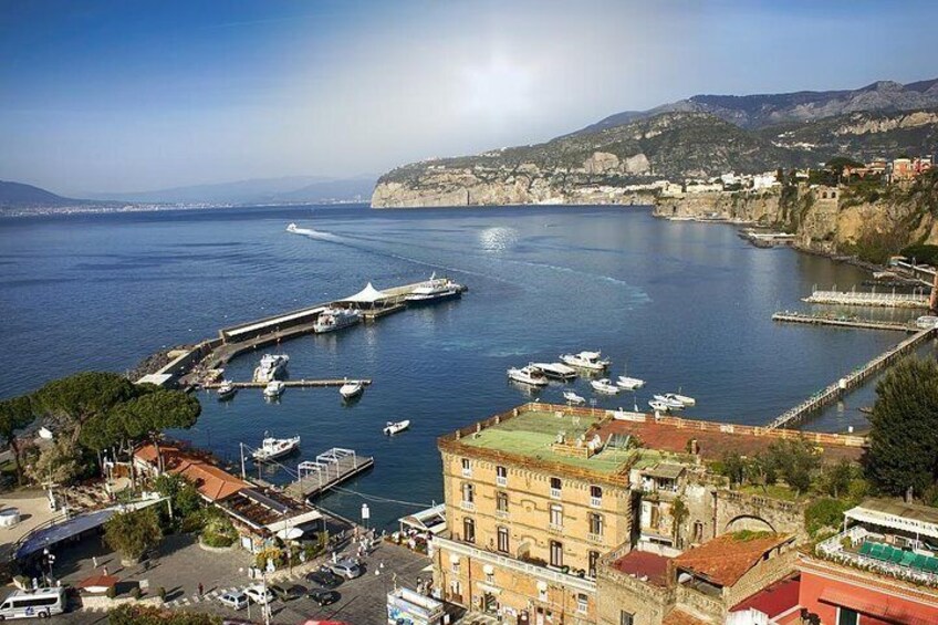 Capri, Blue Grotto, Sorrento and Pompeii from Naples Port