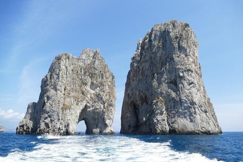 Capri, Blue Grotto, Sorrento and Pompeii from Naples Port