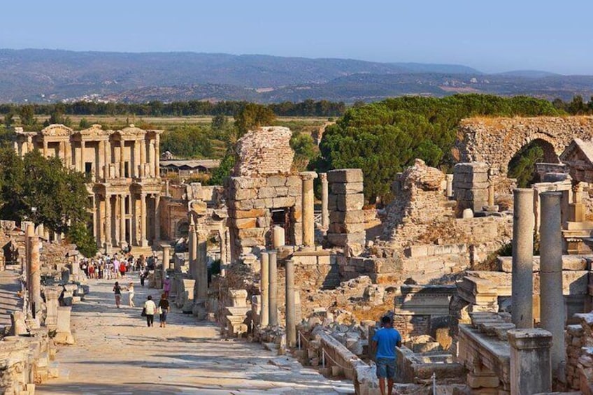 Ancient Ephesus tour with Mother's Mary House and visit to old village Sirince with wine tasting